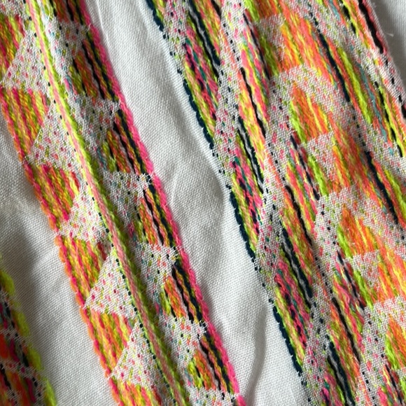 ANTHROPOLOGIE DOLAN EMBROIDERY WRAP TOP SIZE S / M COLOR MIX COLORS NWT - Picture 9 of 13